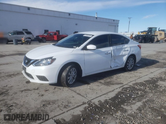 2019 Nissan Sentra SV with VIN 3N1AB7AP5KY279332, listed as a Copart auction lot 87600345 with 63,696 mi miles and Salvage Title. Bid and sale history available at DreamBid. Image 1.