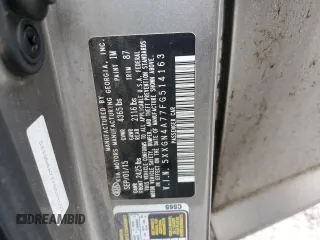 2015 Kia Optima EX с VIN 5XXGN4A77FG514163, выставлен на аукционе Copart как лот 56245325 с пробегом 135 071 миль миль и Чистый • Clean title. История ставок и продаж доступна на DreamBid. Изображение 12.