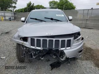 2015 Jeep Grand Cherokee Overland with VIN 1C4RJECG4FC808241, listed as a Copart auction lot 59699685 with 67,542 mi miles and Salvage title. Bid and sale history available at DreamBid. Image 5.