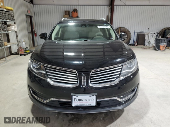 2017 Lincoln MKX Reserve with VIN 2LMPJ8LRXHBL50654, listed as a Copart auction lot 52284685 with 84,480 mi miles and Salvage Title. Bid and sale history available at carsss.com. Image 5.