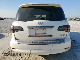 2015 Infiniti QX80 with VIN JN8AZ2NE9F9083611, listed as a Copart auction lot 53046305 with 143,167 mi miles and Salvage title. Bid and sale history available at DreamBid. Image 6.
