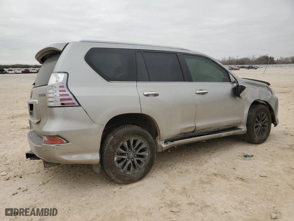 2020 Lexus GX with VIN JTJAM7BX8L5248531, listed as a Copart auction lot 45916275 with 93,617 mi miles and Salvage Title. Bid and sale history available at carsss.com. Image 3.