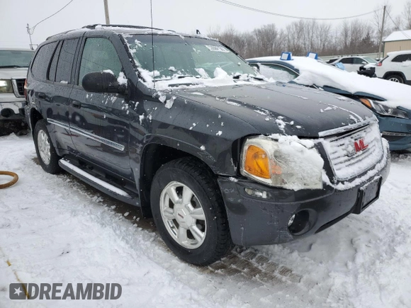 2007 GMC Envoy SLE with VIN 1GKDT13S472226668, listed as a Copart auction lot 88088195 with 189,215 mi miles and Salvage Title. Bid and sale history available at carsss.com. Image 4.