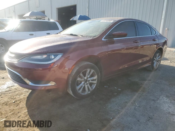 2015 Chrysler 200 Limited with VIN 1C3CCCAB6FN748287, listed as a Copart auction lot 53110255 with 151,489 mi miles and Salvage Title. Bid and sale history available at carsss.com. Image 1.