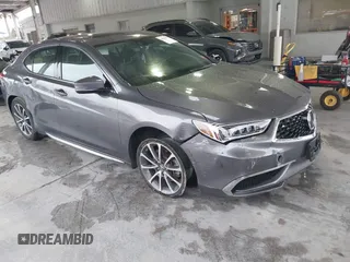 2018 Acura TLX w/Technology Pkg with VIN 19UUB2F5XJA011787, listed as a IAAI auction lot 41649478 with 65,147 mi miles. Bid and sale history available at carsss.com. Image 1.