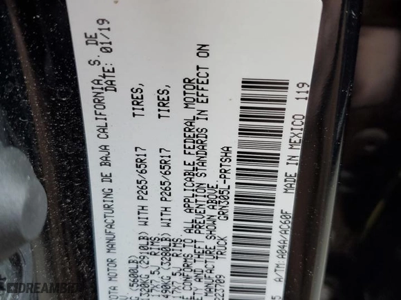 2019 Toyota Tacoma 4WD SR with VIN 3TMCZ5AN5KM223709, listed as a Copart auction lot 88027395 with 92,083 mi miles and Salvage Title. Bid and sale history available at carsss.com. Image 12.