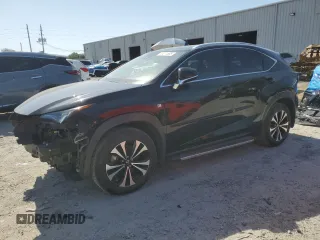 2020 Lexus NX 300 F Sport with VIN JTJSARDZ6L5015951, listed as a Copart auction lot 56571565 with 8,849 mi miles and Salvage title. Bid and sale history available at DreamBid. Image 1.
