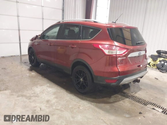 2014 Ford Escape Titanium with VIN 1FMCU9J90EUB01280, listed as a IAAI auction lot 41630208 with Not Provided miles. Bid and sale history available at carsss.com. Image 3.