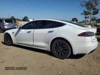 2017 Tesla Model S 60 with VIN 5YJSA1E19HF183845, listed as a Copart auction lot 58204205 with 150,701 mi miles and Salvage title. Bid and sale history available at DreamBid. Image 2.