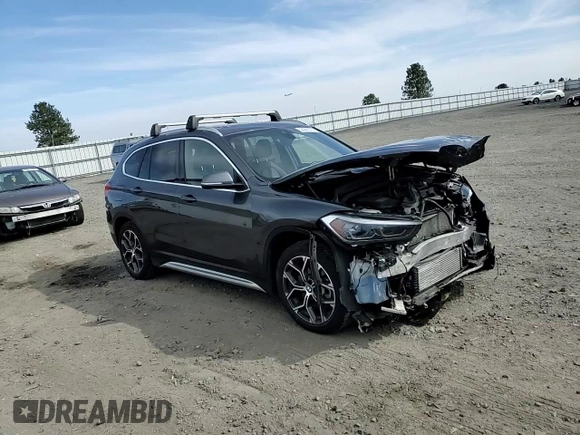 2021 BMW X1 xDrive28i with VIN WBXJG9C09M5U35384, listed as a Copart auction lot 53381575 with 46,736 mi miles and Salvage Title. Bid and sale history available at carsss.com. Image 12.