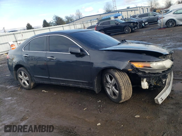 2012 Acura TSX Tech Pkg with VIN JH4CU2F62CC008451, listed as a Copart auction lot 45272625 with 179,434 mi miles and Salvage Title. Bid and sale history available at carsss.com. Image 4.