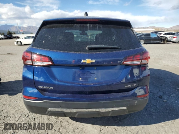 2023 Chevrolet Equinox LT with VIN 3GNAXTEG1PL198163, listed as a Copart auction lot 49311955 with 34,572 mi miles and Salvage title. Bid and sale history available at DreamBid. Image 6.