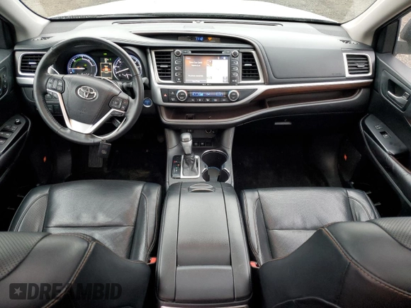 2015 Toyota Highlander Hybrid Limited with VIN 5TDDCRFH1FS012786, listed as a Copart auction lot 88916045 with 55,717 mi miles and Salvage Title. Bid and sale history available at carsss.com. Image 8.