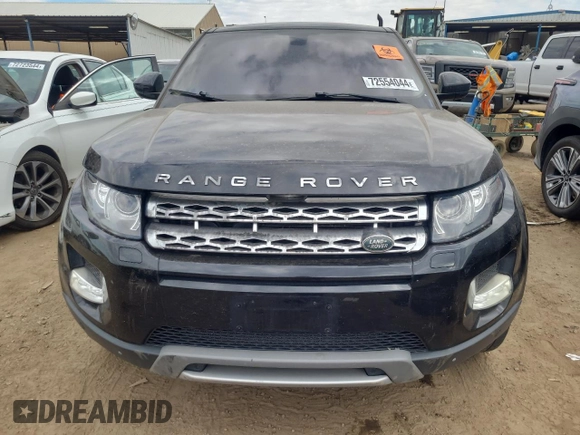 2015 Land Rover Range Rover Evoque Prestige with VIN SALVV2BG7FH965907, listed as a Copart auction lot 72554044 with Not provided miles and Salvage title. Bid and sale history available at DreamBid. Image 5.