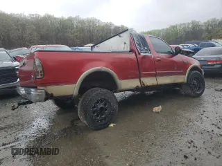 1999 Ford F-150 XL with VIN 1FTRX18L8XNB30435, listed as a Copart auction lot 51739345 with 0 mi miles and Salvage Title. Bid and sale history available at carsss.com. Image 3.