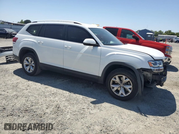 2019 Volkswagen Atlas S with VIN 1V2AP2CA8KC539269, listed as a Copart auction lot 56042985 with 93,320 mi miles and Salvage title. Bid and sale history available at DreamBid. Image 4.