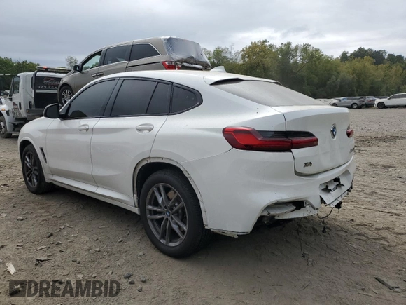 2020 BMW X4 M40i z VIN 5UX2V5C04L9C56582, wystawiony jako Copart lot #72743394 z przebiegiem 44 351 mil mil oraz Nie do naprawy • Non repairable. Historia ofert i sprzedaży dostępna na DreamBid. Obrazek 6.