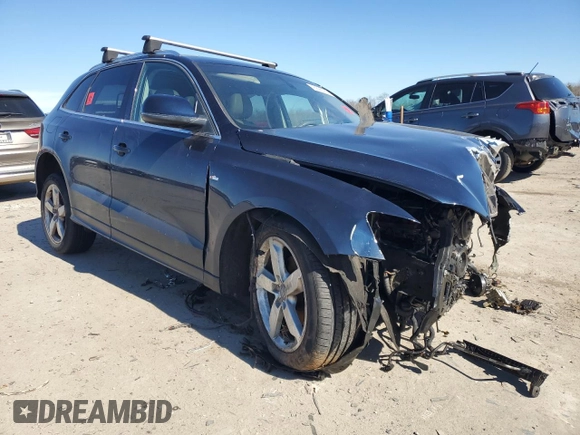 2011 Audi Q5 3.2L Premium Plus with VIN WA1DKAFP0BA100399, listed as a Copart auction lot 43693355 with 0 mi miles and Salvage Title. Bid and sale history available at carsss.com. Image 4.
