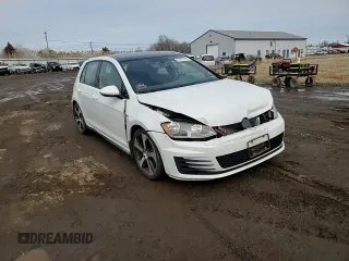 2016 Volkswagen Golf GTI SE w/Performance Pkg with VIN 3VW547AUXGM015744, listed as a Copart auction lot 47677445 with 130,490 mi miles and Salvage Title. Bid and sale history available at carsss.com. Image 10.