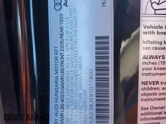 2009 Audi TT z VIN TRUKF38J491011800, wystawiony jako Copart lot #77225474 z przebiegiem 71 920 mil mil oraz Szkoda całkowita • Salvage title. Historia ofert i sprzedaży dostępna na DreamBid. Obrazek 12.