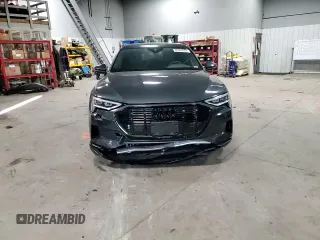 2022 Audi e-tron Premium Plus with VIN WA1LAAGE2NB009791, listed as a Copart auction lot 83365324 with 23,763 mi miles and Salvage title. Bid and sale history available at DreamBid. Image 12.
