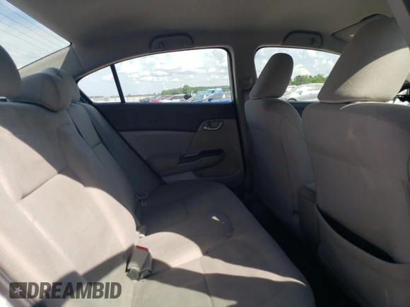 2012 Honda Civic LX with VIN 19XFB2F55CE330845, listed as a Copart auction lot 53331834 with 70,857 mi miles and Salvage Title. Bid and sale history available at DreamBid. Image 10.