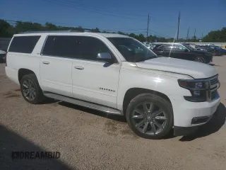 2015 Chevrolet Suburban LTZ with VIN 1GNSKKKC9FR139609, listed as a Copart auction lot 52408745 with Not Provided miles and Clean Title. Bid and sale history available at DreamBid. Image 4.