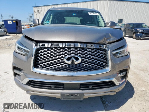 2019 Infiniti QX80 Luxe z VIN JN8AZ2NF2K9688380, wystawiony jako Copart lot #54236905 z przebiegiem 106 518 mil mil oraz Szkoda całkowita • Salvage title. Historia ofert i sprzedaży dostępna na DreamBid. Obrazek 5.