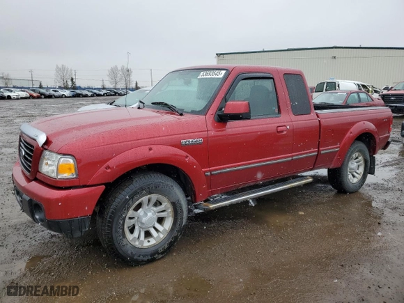 2008 Ford Ranger XLT with VIN 1FTZR45E68PA47187, listed as a Copart auction lot 53693545 with 147,544 mi miles and Clean Title. Bid and sale history available at carsss.com. Image 1.