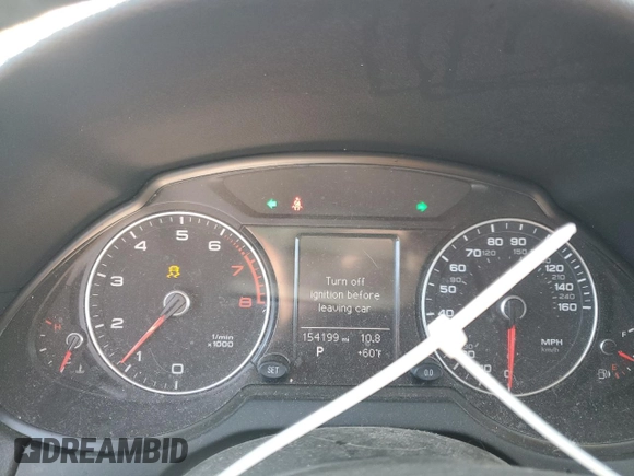 2015 Audi Q5 Premium with VIN WA1CFAFP1FA115838, listed as a Copart auction lot 83632794 with 154,199 mi miles and Salvage Title. Bid and sale history available at carsss.com. Image 9.