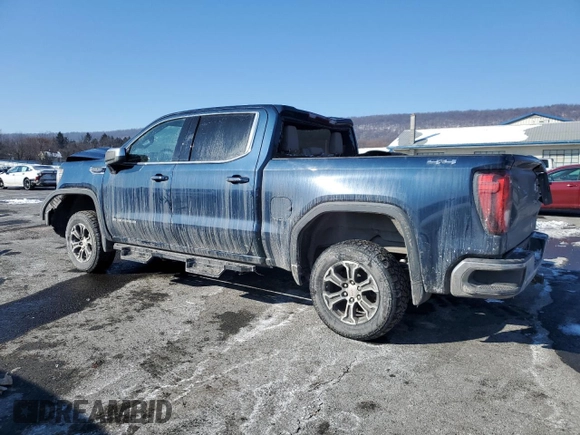 2019 GMC Sierra 1500 SLE z VIN 1GTU9BED0KZ400802, wystawiony jako Copart lot #41779505 z przebiegiem 145 627 mil mil oraz Szkoda całkowita • Salvage title. Historia ofert i sprzedaży dostępna na DreamBid. Obrazek 2.