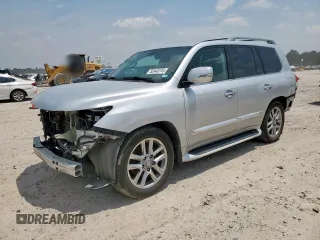 2015 Lexus LX 570 with VIN JTJHY7AX6F4167784, listed as a Copart auction lot 56940745 with 138,845 mi miles and Salvage title. Bid and sale history available at DreamBid. Image 1.