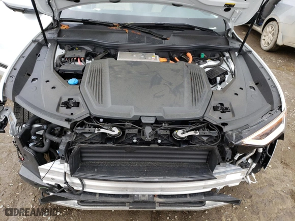 2022 Audi e-tron Premium with VIN WA1AAAGE5NB030514, listed as a Copart auction lot 44645983 with 10,971 mi miles. Bid and sale history available at carsss.com. Image 11.