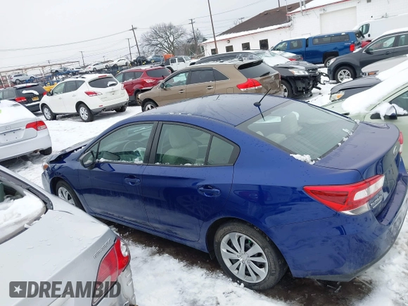 2023 Subaru Impreza with VIN 4S3GKAB69P3602517, listed as a IAAI auction lot 41478940 with 33,315 mi miles and . Bid and sale history available at DreamBid. Image 14.
