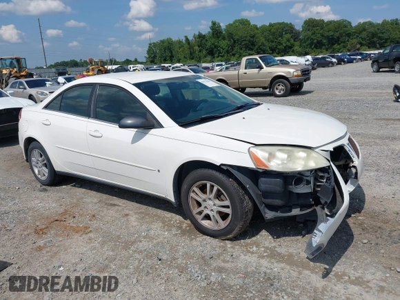 2006 Pontiac G6 1SV z VIN 1G2ZF55B364215696, wystawiony jako IAAI lot #42571908 z przebiegiem 157 176 mil mil oraz . Historia ofert i sprzedaży dostępna na DreamBid. Obrazek 1.