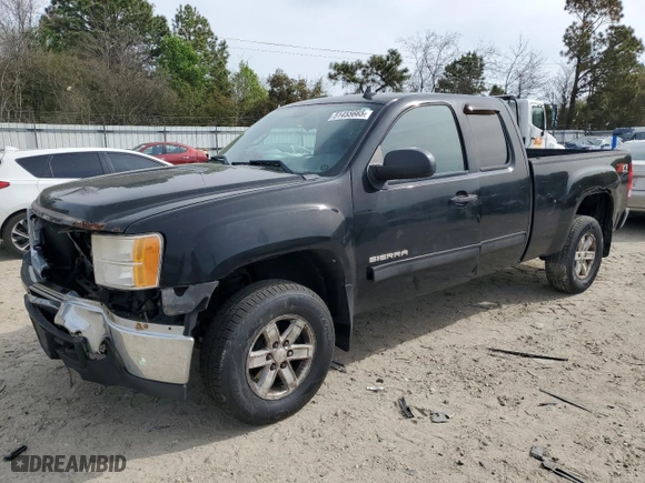 2011 GMC Sierra 1500 SLE with VIN 1GTR2VE32BZ401646, listed as a Copart auction lot 51455665 with 223,566 mi miles and Salvage Title. Bid and sale history available at carsss.com. Image 1.