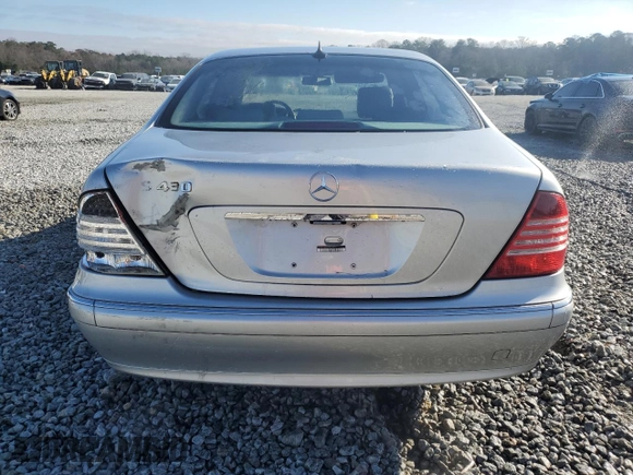 2004 Mercedes-Benz S-Class 4.3L with VIN WDBNG70JX4A424402, listed as a Copart auction lot 85068814 with 169,431 mi miles and Salvage Title. Bid and sale history available at carsss.com. Image 6.