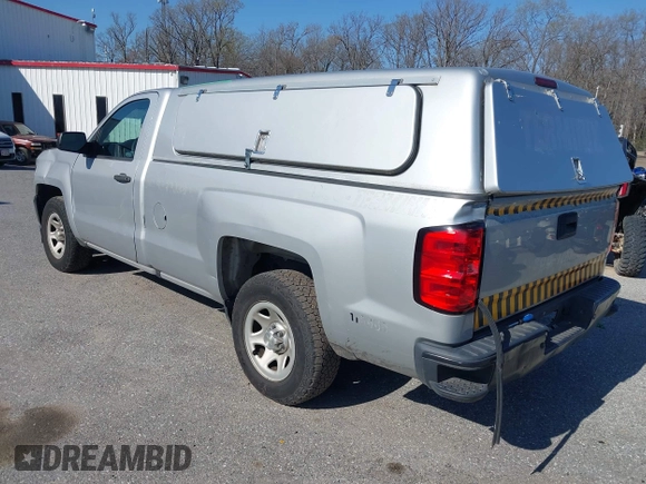 2017 Chevrolet Silverado 1500 LS with VIN 1GCNCNEH8HZ174026, listed as a IAAI auction lot 41753555 with 134,327 mi miles. Bid and sale history available at carsss.com. Image 3.
