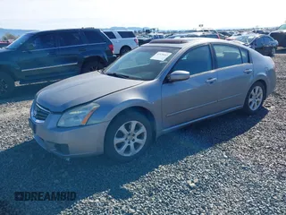2007 Nissan Maxima 3.5 SL with VIN 1N4BA41EX7C856041, listed as a IAAI auction lot 41870443 with 208,737 mi miles. Bid and sale history available at carsss.com. Image 2.