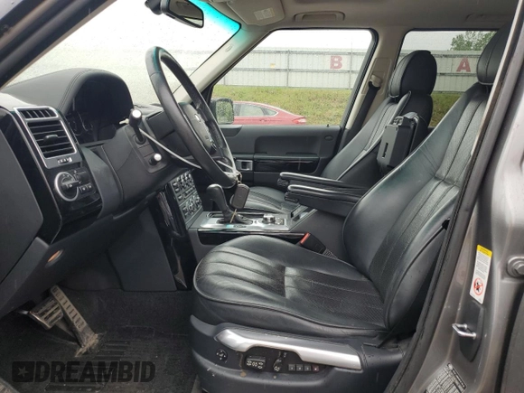 2007 Land Rover Range Rover SC with VIN SALMF13437A259549, listed as a Copart auction lot 59533685 with Not provided miles and Clean title. Bid and sale history available at DreamBid. Image 7.