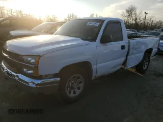 2006 Chevrolet Silverado 1500 Work Truck with VIN 1GCEC14Z16E275092, listed as a Copart auction lot 86422264 with 164,445 mi miles and Clean Title. Bid and sale history available at DreamBid. Image 1.