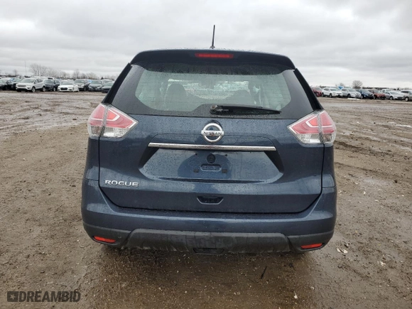 2015 Nissan Rogue S with VIN 5N1AT2MT8FC761681, listed as a Copart auction lot 47446295 with 103,946 mi miles and Salvage Title. Bid and sale history available at carsss.com. Image 6.