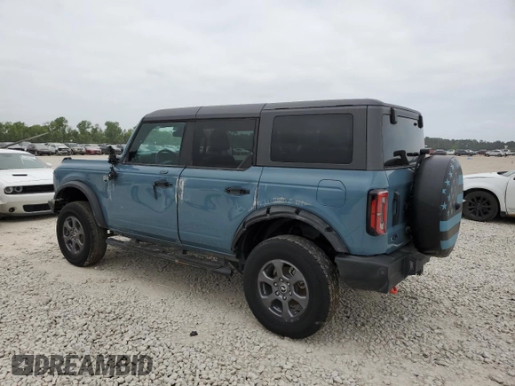 2022 Ford Bronco with VIN 1FMEE5BP5NLB10929, listed as a Copart auction lot 53460175 with 85,192 mi miles and Salvage title. Bid and sale history available at DreamBid. Image 2.