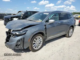 2021 Cadillac XT6 Premium Luxury with VIN 1GYKPDRS0MZ222324, listed as a Copart auction lot 72393254 with 11,847 mi miles and Salvage Title. Bid and sale history available at carsss.com. Image 1.