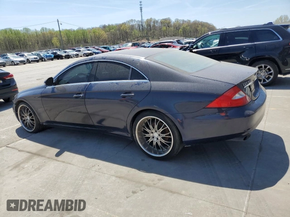 2007 Mercedes-Benz CLS 550 with VIN WDDDJ72X67A105461, listed as a Copart auction lot 53457615 with 9,376 mi miles and Clean title. Bid and sale history available at DreamBid. Image 2.