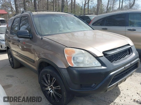 2002 Honda CR-V LX with VIN JHLRD68422C000690, listed as a IAAI auction lot 41829614 with 295,589 mi miles and . Bid and sale history available at carsss.com. Image 1.