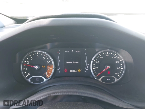 2018 Jeep Renegade Latitude with VIN ZACCJBBB0JPH45346, listed as a IAAI auction lot 41692086 with 98,103 mi miles and . Bid and sale history available at carsss.com. Image 7.