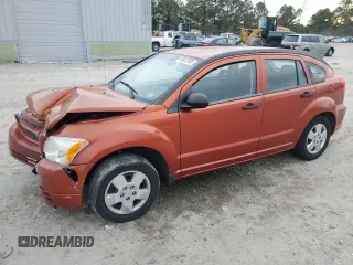 2007 Dodge Caliber with VIN 1B3HB28B87D532423, listed as a Copart auction lot 49687285 with 134,696 mi miles and Salvage Title. Bid and sale history available at carsss.com. Image 1.