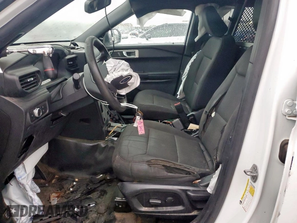 2021 Ford Explorer z VIN 1FM5K8AC3MNA02725, wystawiony jako Copart lot #50581575 z przebiegiem Nie podano mil oraz Szkoda całkowita • Salvage title. Historia ofert i sprzedaży dostępna na DreamBid. Obrazek 7.