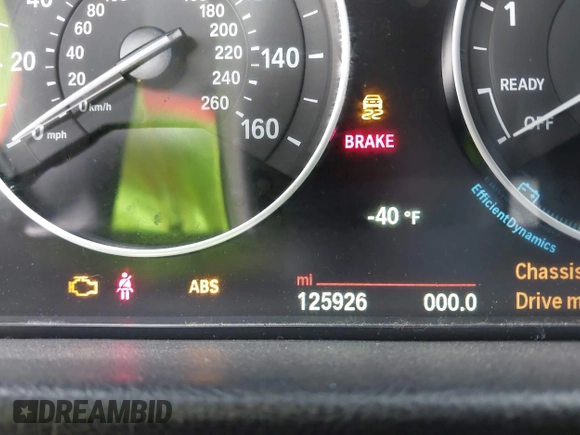 2015 BMW 3 Series 320i with VIN WBA3B1G56FNT64298, listed as a IAAI auction lot 41695116 with 125,926 mi miles. Bid and sale history available at carsss.com. Image 15.